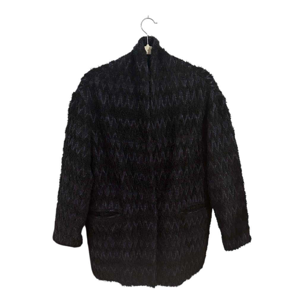 Isabel Marant Wool Blend Cocoon Coat Erika Jacket Zigzag Jacquard Elis Jacket